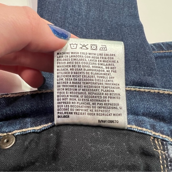 Citizens of Humanity Avedon Low Rise Skinny Jeans - dark wash, size 27 - Picture 9 of 13